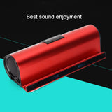 Altavoz Bluetooth estéreo con dos controladores, recargable, portátil, inalámbrico, para teléfono móvil, tableta y altavoz inalámbrico.