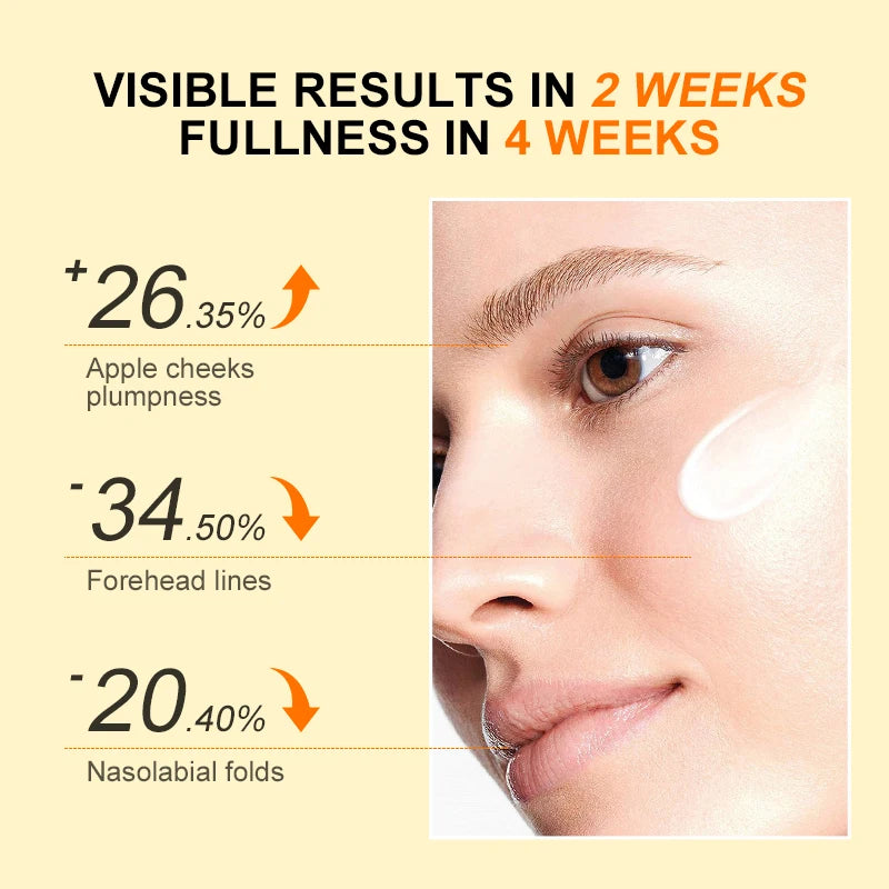 Crema facial antiarrugas con colágeno, coenzima Q10 y péptidos, lifting de líneas finas, regula la flacidez de la piel, cremas hidratantes faciales JoyPretty