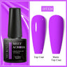 7ml Milky Jelly White Gel Nail Polish Natural Luster Long Lasting Nail Art All for Home DIY Manicure Soak Off UV LED Gel Vernis