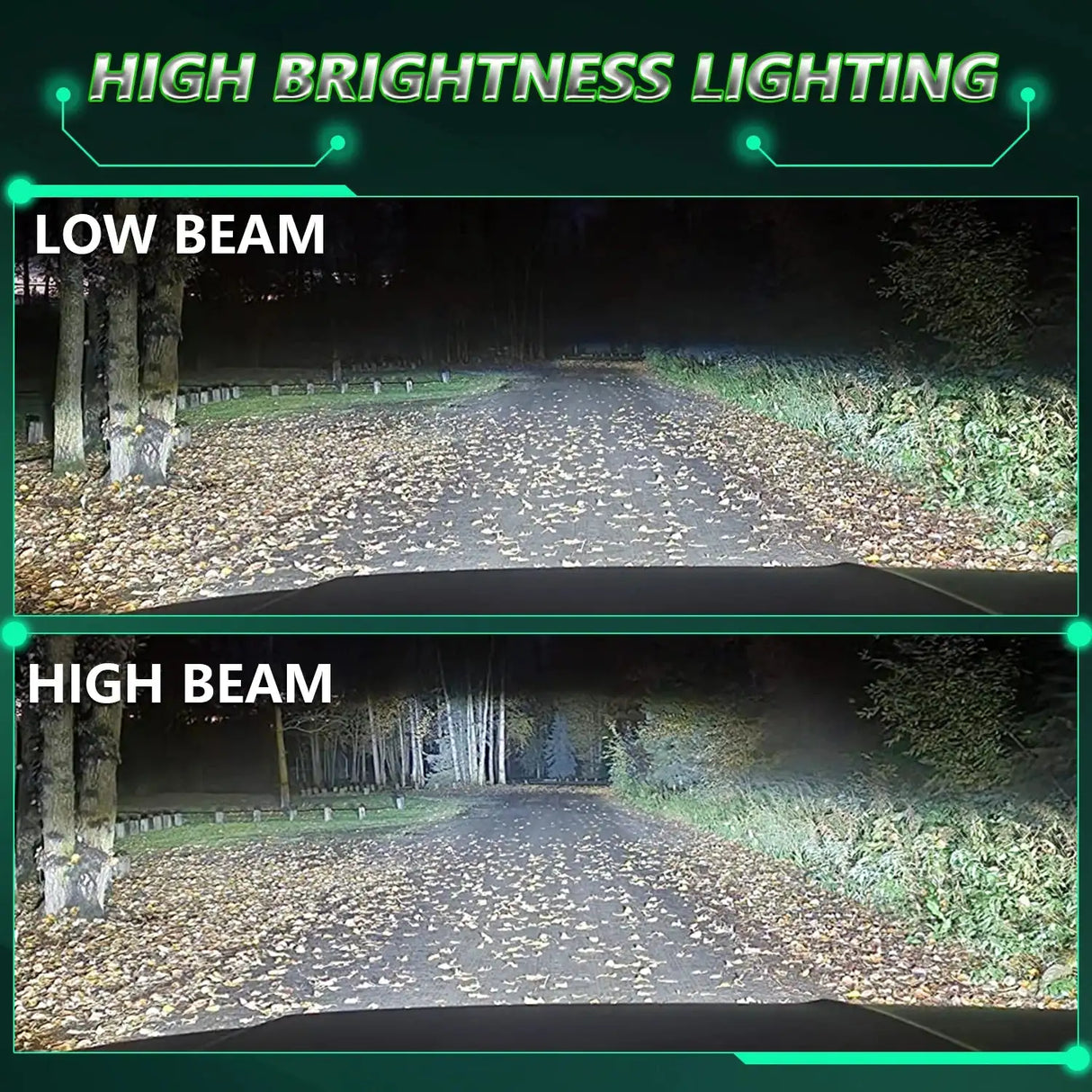 Chftsoan High Power Headlight Four Copper Tube 1800W Headlight Canbus 200000LM H1 H4 H7 H11 9005 9006 9012 6000K Headlamp 32V - Lootquake