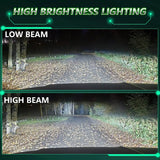 Chftsoan High Power Headlight Four Copper Tube 1800W Headlight Canbus 200000LM H1 H4 H7 H11 9005 9006 9012 6000K Headlamp 32V - Lootquake