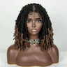 14 Inch Butterfly Locs Bob Wig | Transparent Lace Front Synthetic Braiding Hair (Crochet Braids)