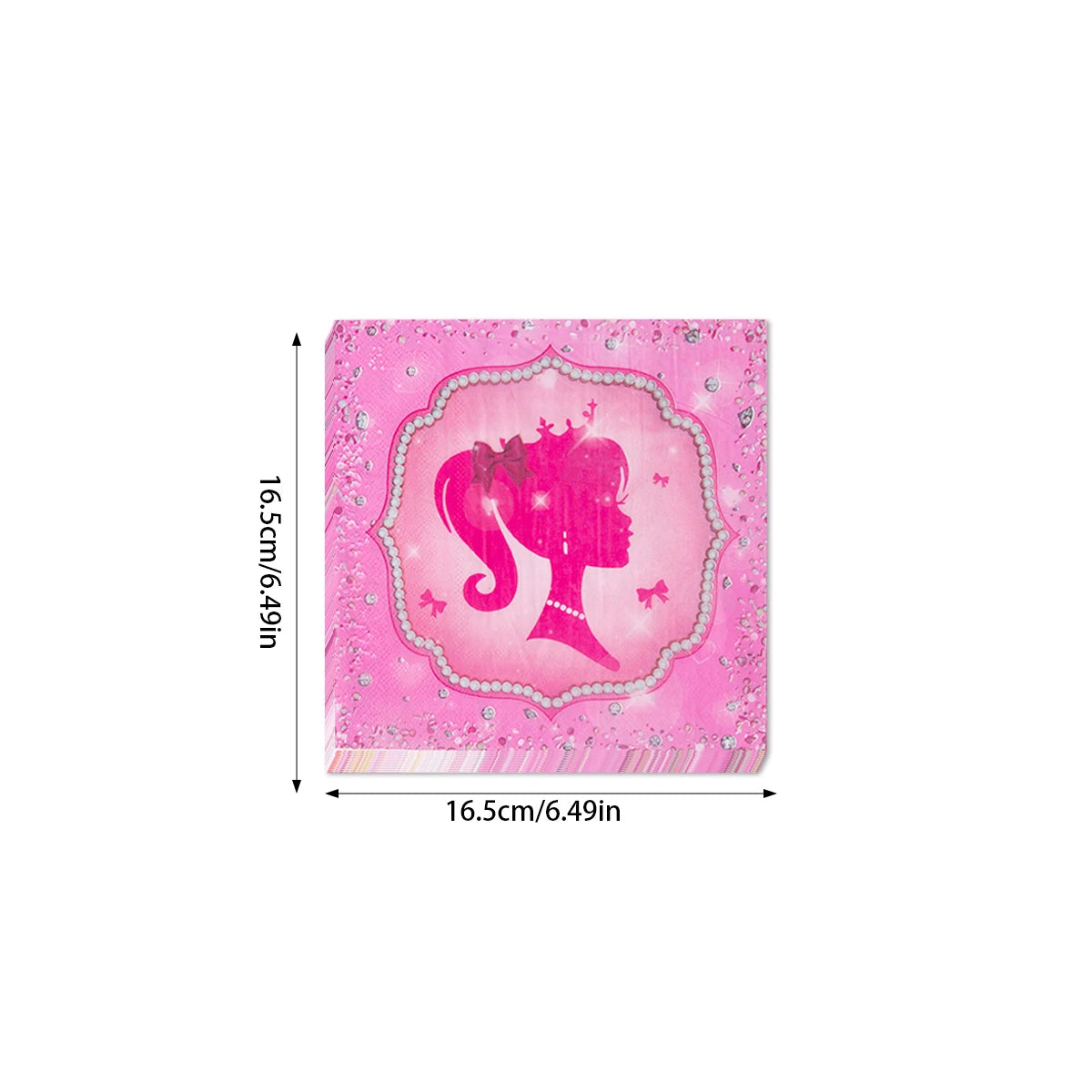 Décoration de fête d'anniversaire, vaisselle jetable rose, assiette en papier, gobelet, nappe, fournitures pour fête prénatale, anniversaire de fille