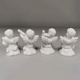 Crafts Desktop Ornament Drawing Practice Greek Mythology Statue Mini Cupid Figurines Plaster Sculpture Angel Gypsum Portraits