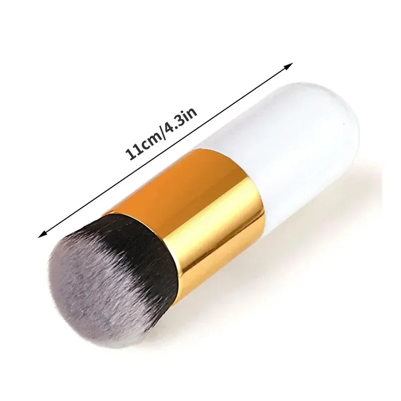 2025 New Brush Large Small Fat Pier Foundation Make-Up Brush Bb Cream Mushroom Brush No Powder No Mark Foundation Make-Up Brush