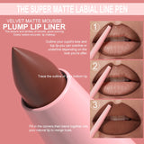 12-Color Luxury Matte Lipliner - Waterproof, Moisturizing,Long-Lasting,Non-Stick,Perfect Versatile Shades for All Skin Types