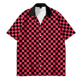 Mens Designer Clothes Black and White Dot Print Shirts Oversized Summer Travel Hawaii Beach Hawaiian Harajuku Camisa Masculino - Lootquake