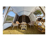 MOBI GARDEN Camping LS4 Tunnel Tent Living Shell Tent Large Blow Tent Invite Space Two Bedrooms