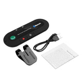 Kit mains libres Bluetooth pour voiture, clip pare-soleil, récepteur audio sans fil, haut-parleur stéréo sans fil, lecteur de musique MP3