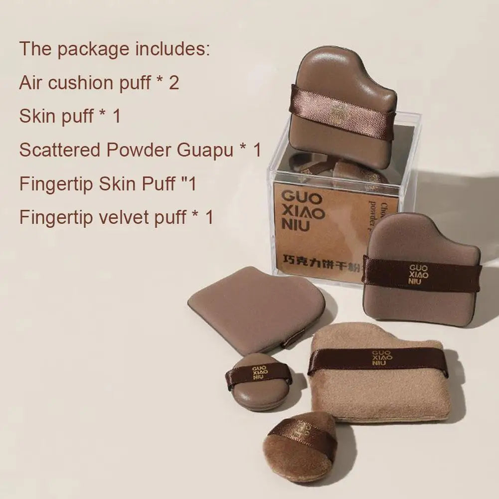 6PCS Makeup Blender Puff Air Cushion Foundation Sponge Loose Powder Puffs Cosmetic Applicator Tool Wholesale