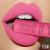 Pink Velvet Matte Lip Gloss Sexy Dark Red Moisturizing Liquid Lipsticks Waterproof Long Lasting Non-stick Cups Lips Glaze Makeup