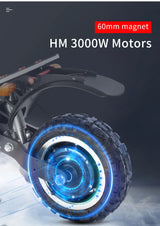 Halo Knight T107Pro Powerful Electric Scooter Adult Professional 95KM/H Fast E Scooter 6000W Off Road Dual Motor EScooter Cheap