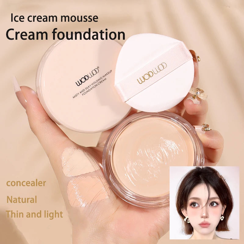Base de maquillaje en mousse, crema, cojín, compacta, hidratante, duradera, resistente al agua, corrector, alta cobertura, base de maquillaje coreana.