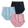 3Pcs/Set Cotton Panties Women Seamless Underwear High Rise Panties Comfort Solid Color Female Underpants Sexy Lingerie M-XXXL