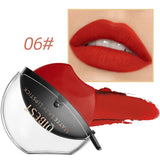 Lip-shaped lipstick seal Sip into makeup lazy blush lipstick Matte makeup effect Moisturizing lip gloss Waterproof non-stick cup