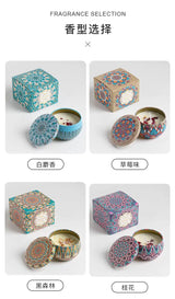 Velas aromáticas de osmanthus y gardenia con pétalos. Pequeñas velas aromáticas románticas para cumpleaños de niñas. Aromaterapia para el hogar.
