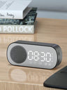 Enceinte Bluetooth sans fil, caisson de basses multifonction, mini réveil intelligent avec IA