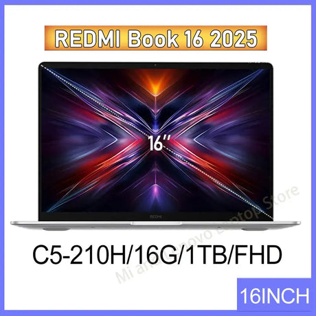 Xiaomi REDMI Book 16 2025 Newest C5-210H 16G 512GB/1T FHD 16inch - Lootquake