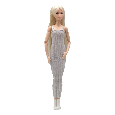 1piece Doll Clothes Long Dress Shinny Braces Skirt For 30CM Barbie Doll clothing Outfits 1/6 Dolls Accessories - Lootquake