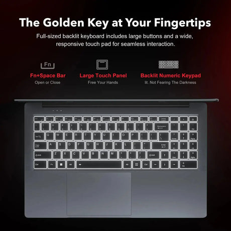 ACEMAGIC Gaming Notebook AMD Ryzen 7 5700U(Beat i7-1265U) ackbed Laptop Keyboard RAM 16GB NVME SSD 512GB "Full HD 1920x1080 - Lootquake