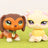 Mini 2pcs Lot Pet Shop Dogs and Cats Collectable With Accessories Best Gift For Kids Toy - Lootquake