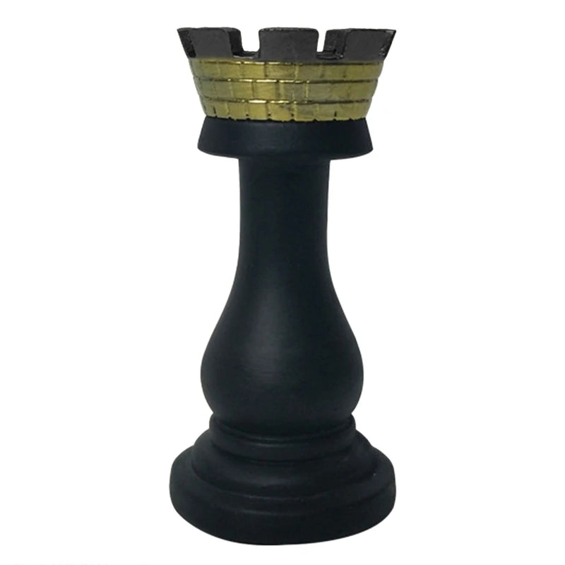 Chess Statue Decor Desktop Ornaments Art Figurines Office Study Chessmen Sculpture Home Decors Garden Decor Miniatures