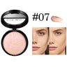 7 Colors Baked Duo Powder Matte Finishing Face Foundation Setting Powder Compact Waterproof Full Coverage Makeup Setting Base