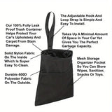 Cubo de basura para coche, bolsa de basura, organizador para el respaldo del asiento, bolsa de bolsillo para artículos diversos