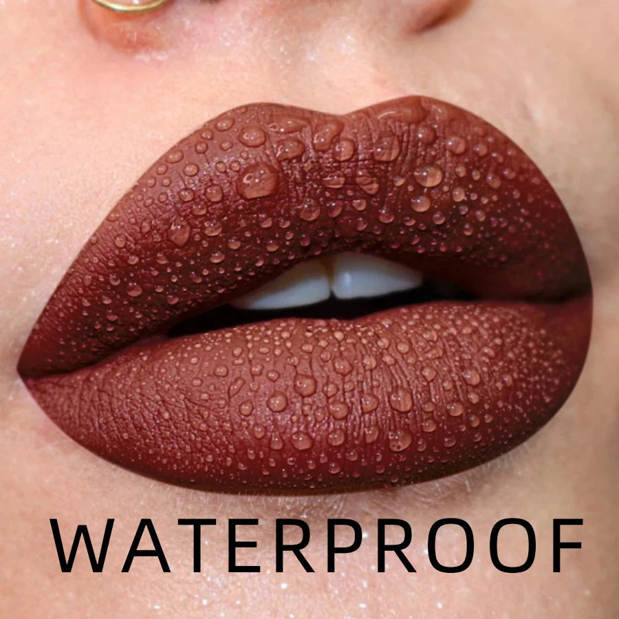 Luxurious Lip Glaze - Dewy Long-Lasting Wear, Waterproof & Moisturizing, High Pigment Lip Tint Oil, Essential Beauty Makeup for
