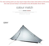 [HODR] 3F UL GEAR Lanshan 1 pro Tipi Tent Rodless Solo Ultralight 690g 20D Nylon Fabric Camping Season Tent Trekking Tents - Lootquake