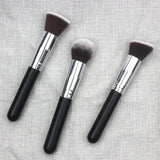 Face Cosmetic Kabuki Foundation Tool Powder Makeup Brush Flat Top Foundation Easy to Wear Powder Cosmetic Brushes Tool