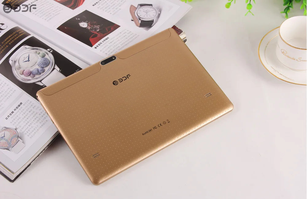 Nouvelle version mondiale : tablette PC 10 pouces, 4 Go de RAM, 64 Go de ROM, Octa Core, double 3G, appels téléphoniques, Wi-Fi, Bluetooth, Google Play, tablettes Android