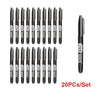 6PCs/Set Permanent Marker Pen Fine Point Waterproof Markers Thin Nib Crude Nib Black Blue Red Ink 1.5mm Fine Color Marker Pens