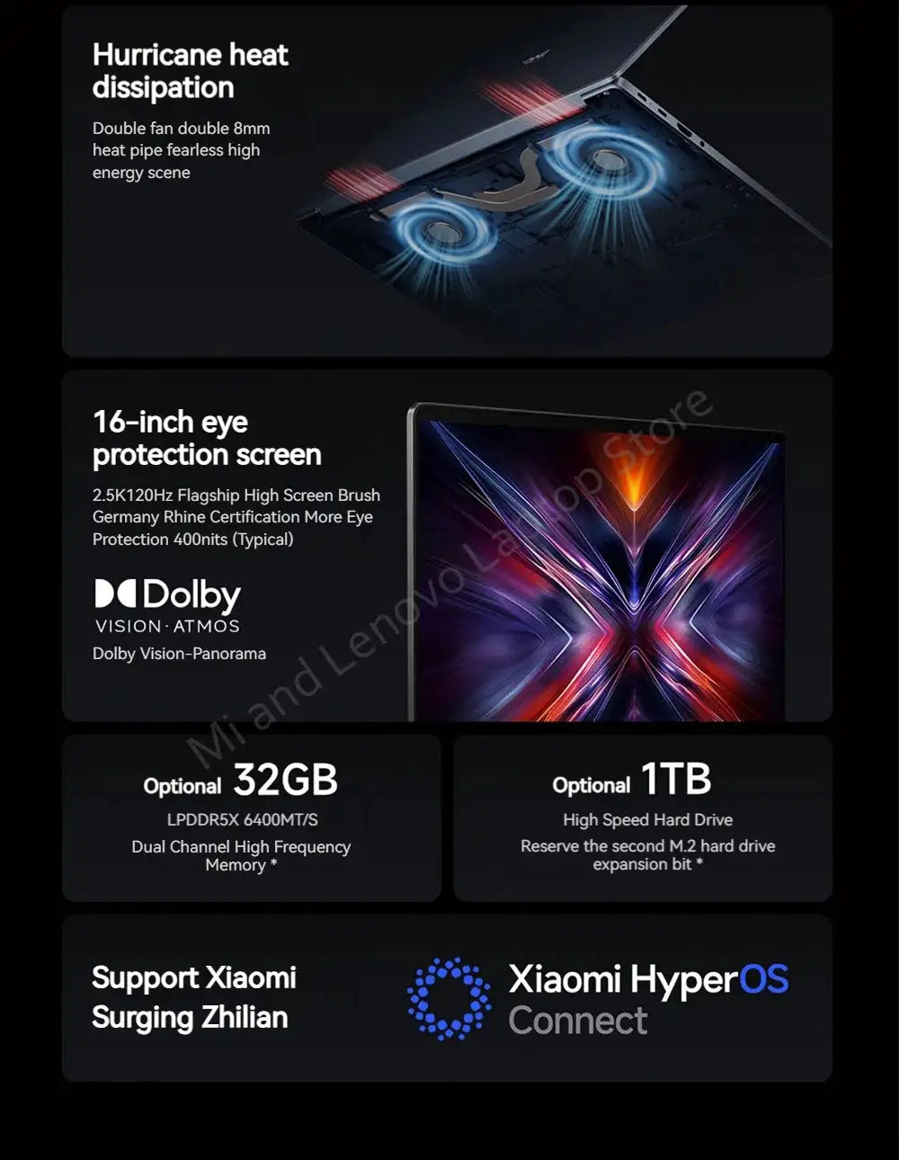 Xiaomi REDMI Book 16 2025 C5-220H 2.5K 120Hz Screen/ REDMI Book 14 2025 C5-220H 2.8K 120Hz Screen - Lootquake