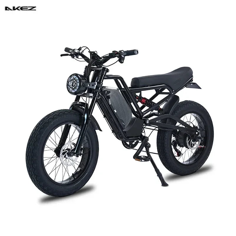 Bicicletas eléctricas de suspensión completa, 1500 W, 48 V, 18 Ah, batería extraíble, neumáticos anchos, freno hidráulico, para adultos.