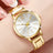 Fashion Women Watches Simple Steel Band Ladies Analog Quartz Watch Reloj Mujer Girls Clock Gift - Lootquake