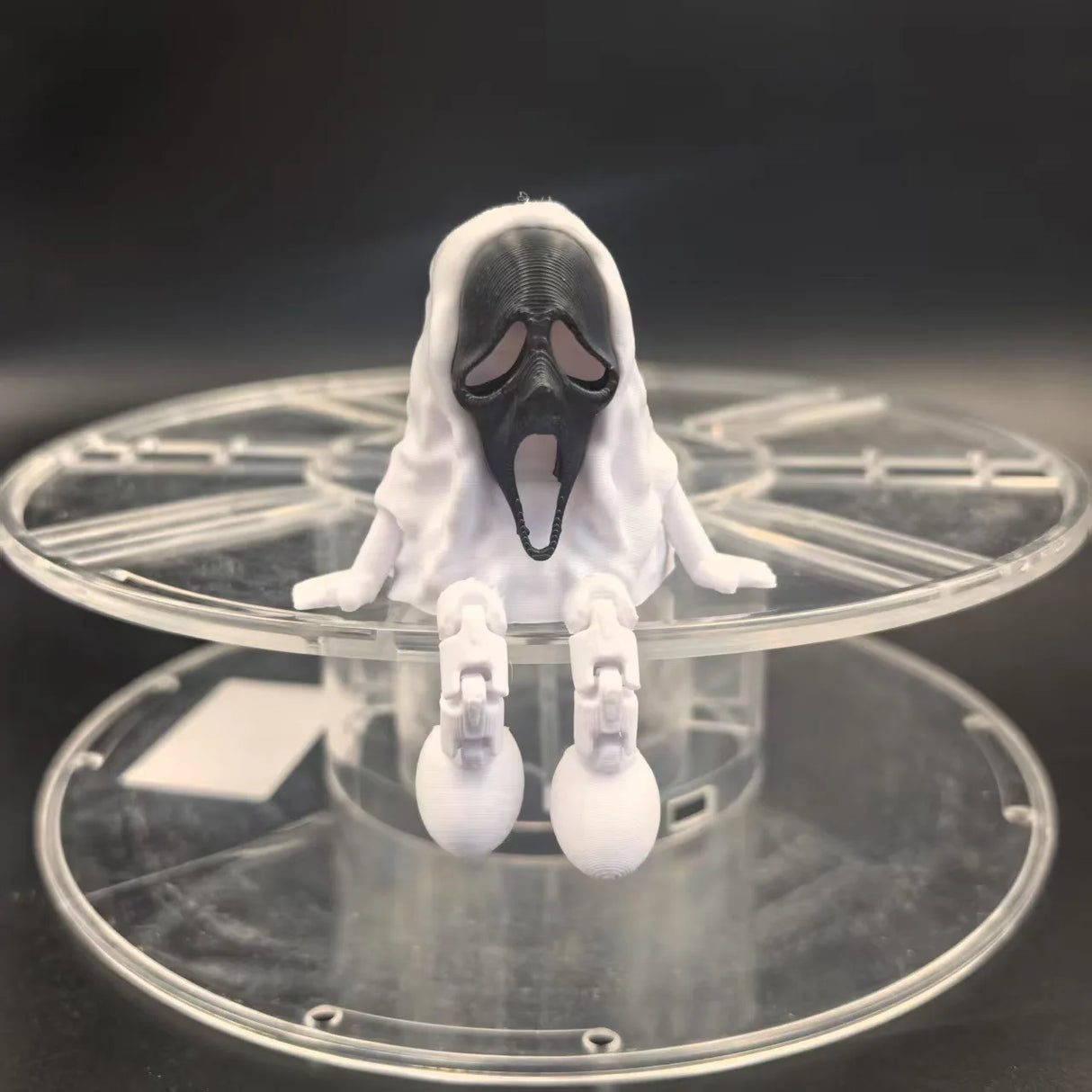 Halloween 3D Printed Ghost Figurines Fidget Toys Joint Movable Room Decor Car Decoration Desktop Decorations Gifts To Friends
