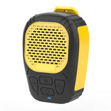 Altavoz Bluetooth portátil, inalámbrico, con clip magnético, resistente al agua, con correa para escuchar música y hacer llamadas con manos libres.