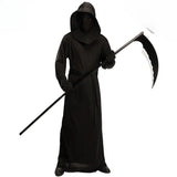 Black Demon Halloween Costume,Festival Sickle Role-playing Costume