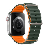 Correa de silicona para reloj de 44 mm, 40 mm, 49 mm, 45 mm, 41 mm y 38 mm, accesorio para iWatch Ultra 2 series 7, 6, 5, SE, 8 y 9