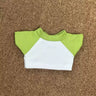 Labubu Clothing V1 V2 Labubu Baby Clothes Multi Color Versatile Short Sleeve Top Cute Cartoon Doll Clothes Children'S Gifts Toys