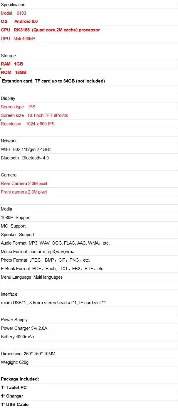 Tablette PC 10,1 pouces T4-129L, 3 Go de RAM, 32 Go de ROM, Android 9.0, MTK8765 Quad Core, 1280 x 800 pixels, Wi-Fi, meilleures ventes