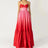 2024 New Spaghetti Strap Gradient Print Long Dress Lady Sexy V-neck Hollow Backless Evening Dress Elegant Sleeveless Slim Dress - Lootquake