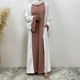Eid Muslim Party Dress for Women Ramadan Abaya Fake 2 Piece Long Dress Morocco Vestidos Largos Dubai Turkey Robe Jalabiya 2024 - Lootquake