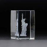 Statue of Liberty Transparent Crystal Inside Carved Desktop Feng Shui Paperweight Holiday Gifts Fine Home Decorations Souvenirs