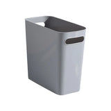 Large Trash Can without Cover Wastebasket Garbage Container Space-Saving Outdoor Bathroom Bedroom Kitchen Home Blue