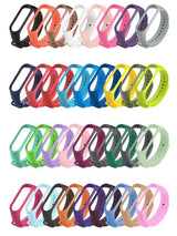 Watch Strap For Xiaomi Mi Band 7 6 5 4 3 Wristband Silicone Bracelet Wrist Straps MiBand 3/4 band5 band6 Smartwatch Accessories - Lootquake