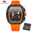 Sports Mens Watches Top Brand Luxury Waterproof Quartz Watch for Men Silicone Strap Fashion Wristwatches Relogio Masculino 0399G - Lootquake