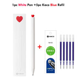 KACO Gel Pens Sets School Office Supplies for Kids 0.5mm High-capacity Heart / Star Sign Writing Gadgets Love Gift Cute Items