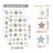 Cartoon Teddy Bear Tent Stars Wall Stickers for Kids Room Nursery Baby Room Decoration Wall Decals Room Interior - Lootquake